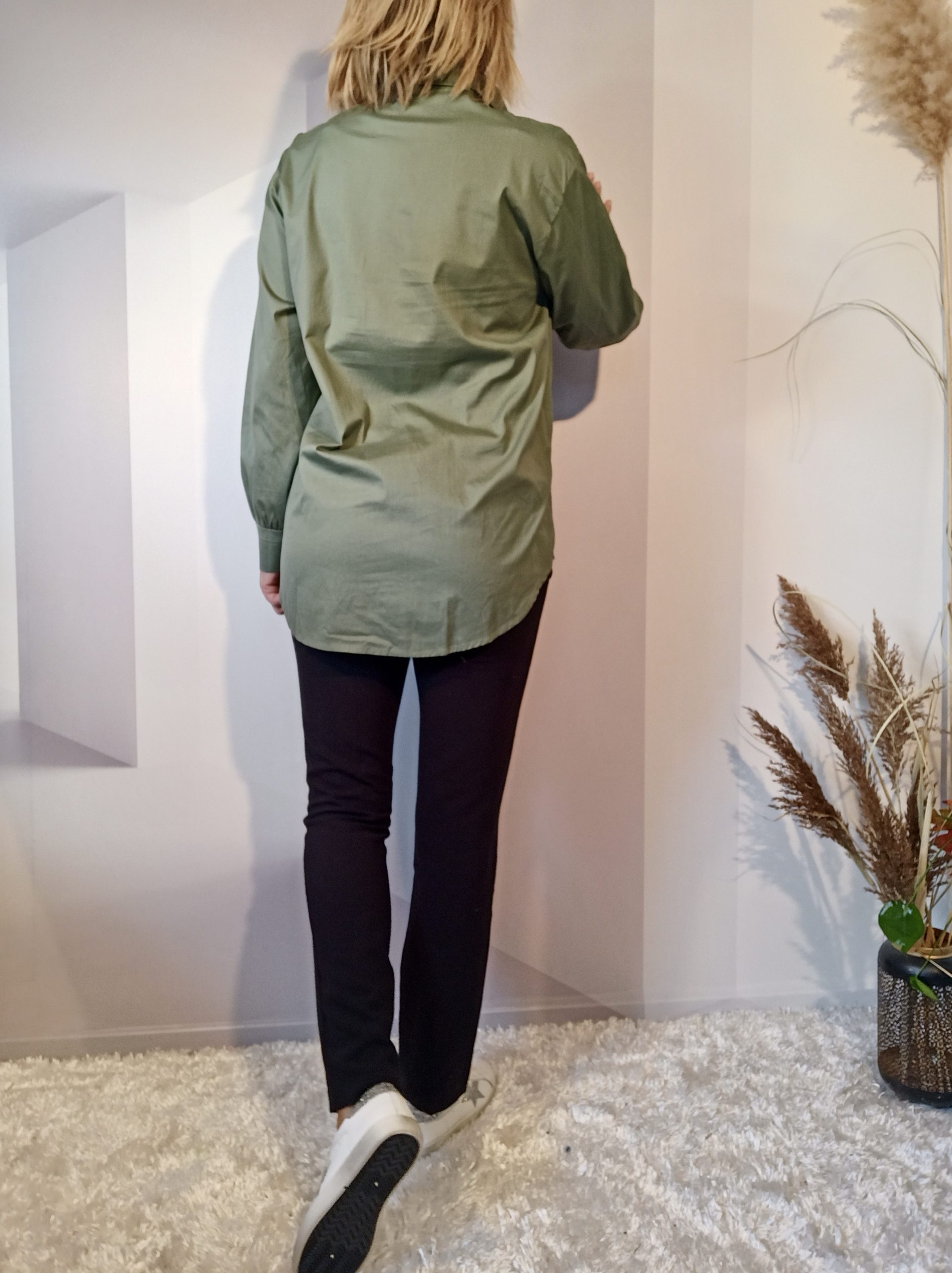 Chemise Classique Kaki – Image 6
