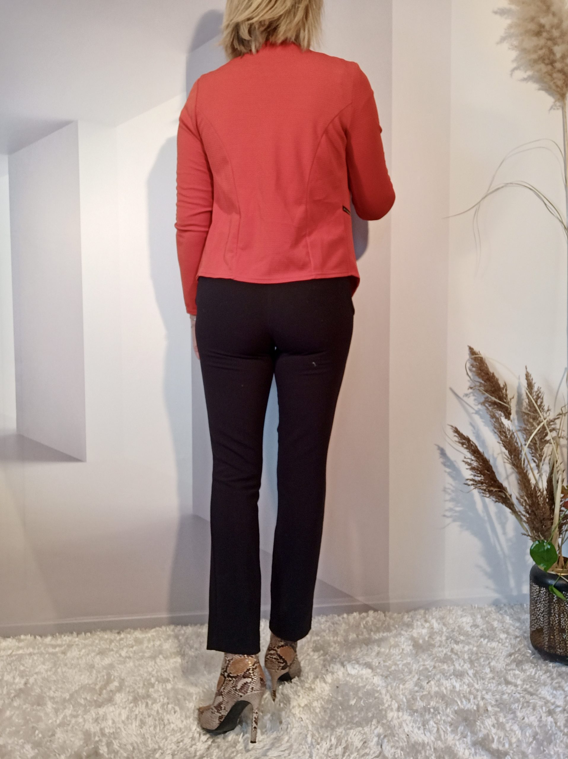 Blazer Gaufré Terracota – Image 4