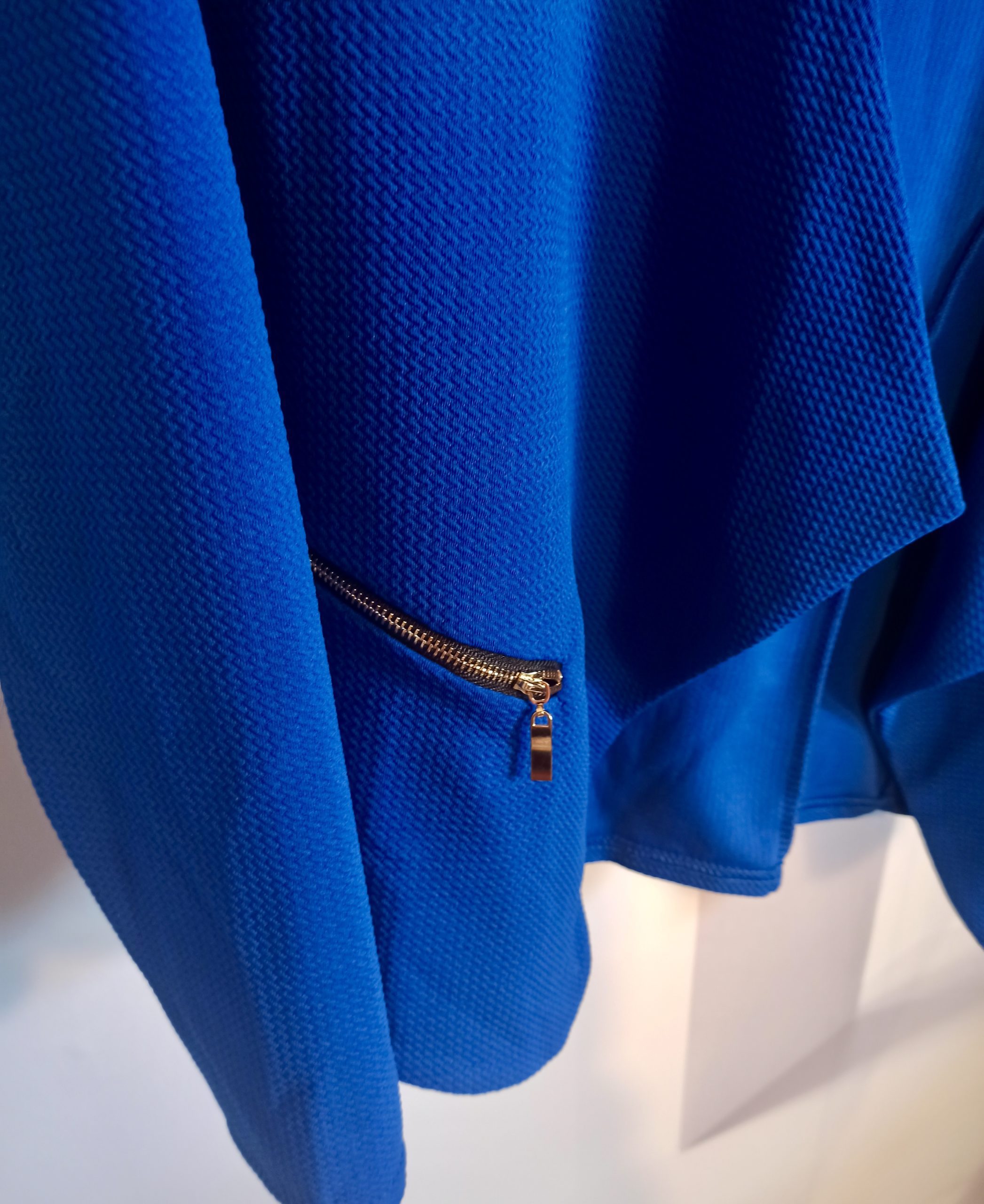 Blazer Gaufré Bleu Roi – Image 5