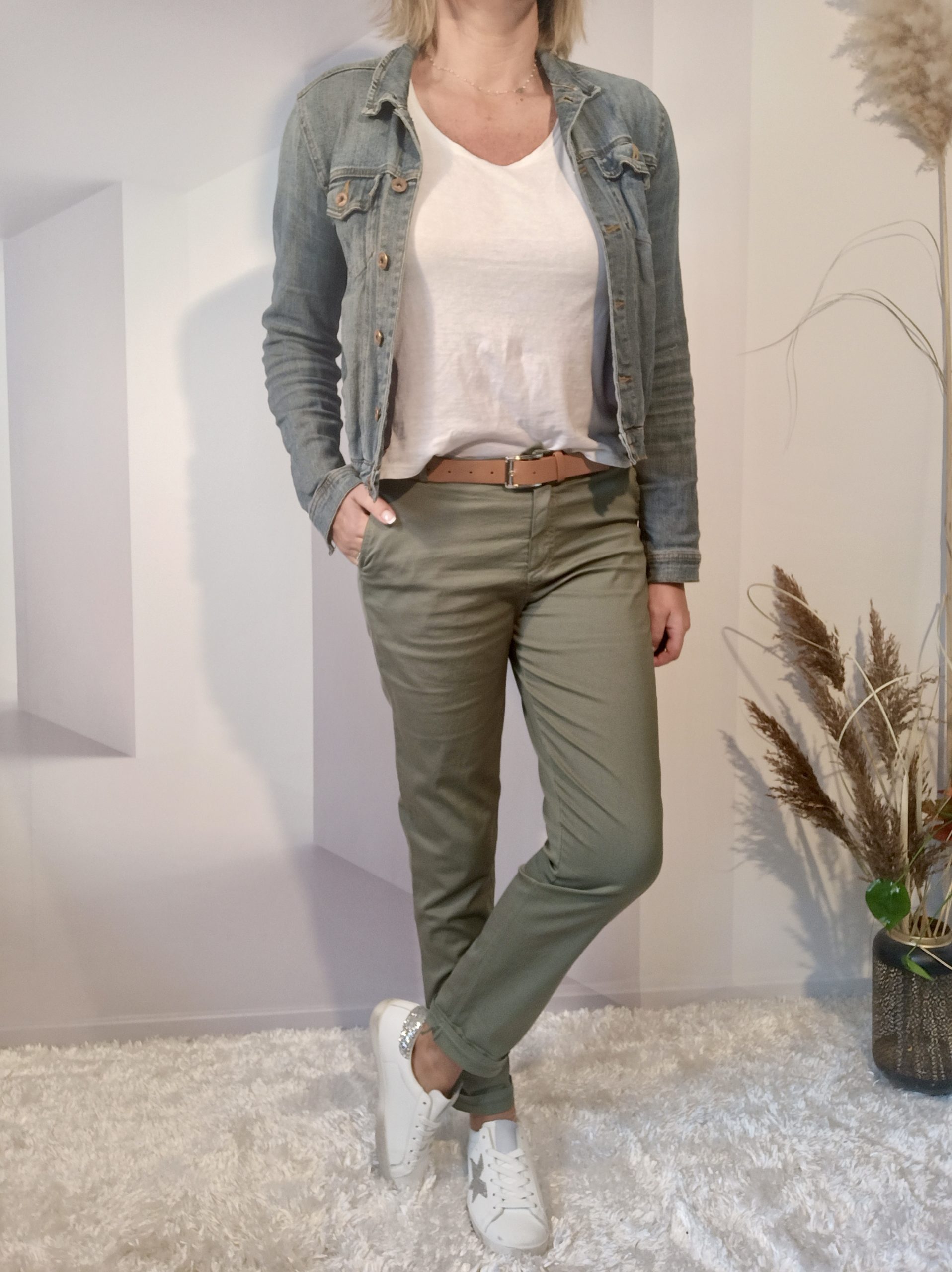 Chino Léger Kaki – Image 2