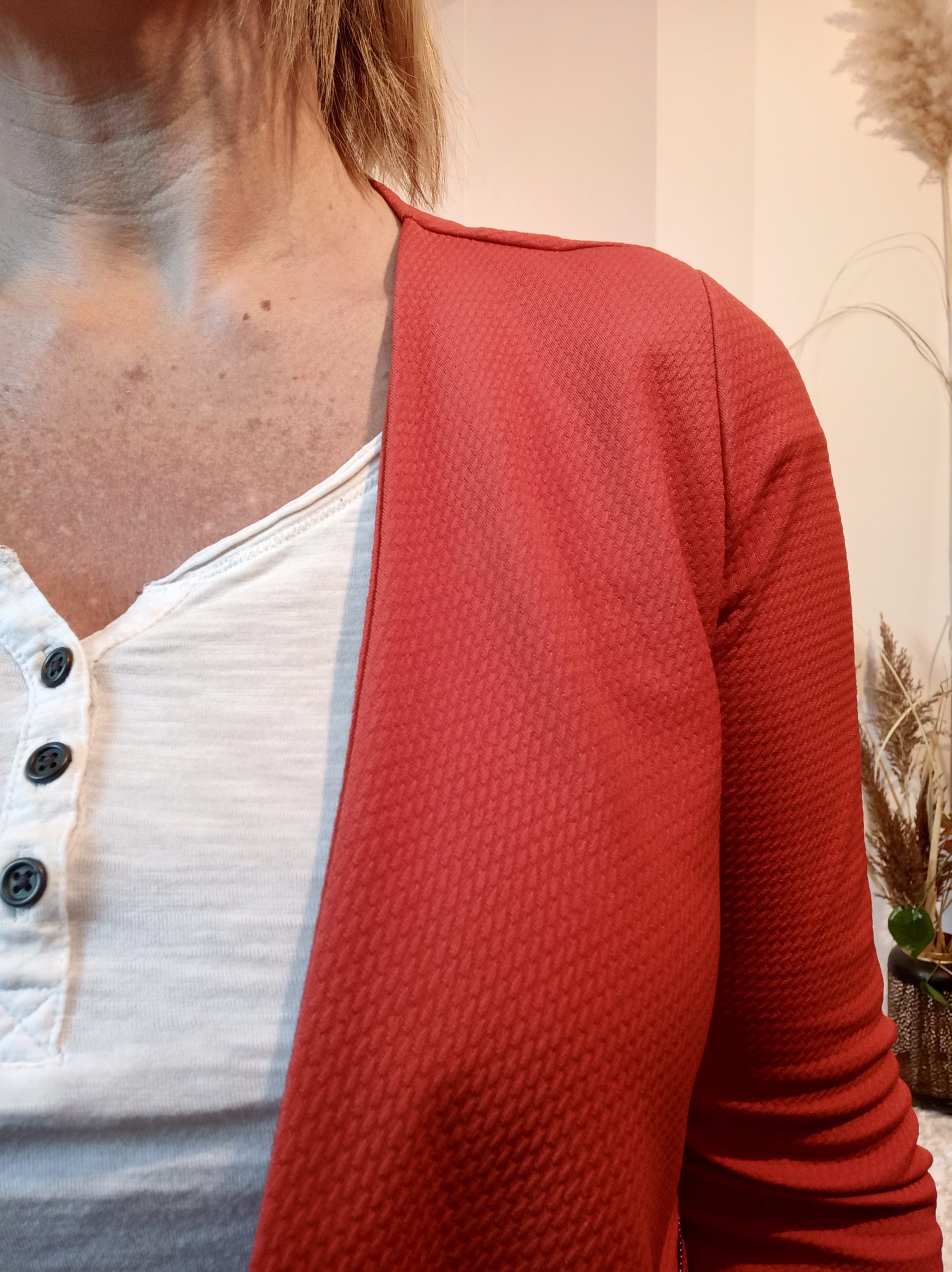 Blazer Gaufré Terracota – Image 3