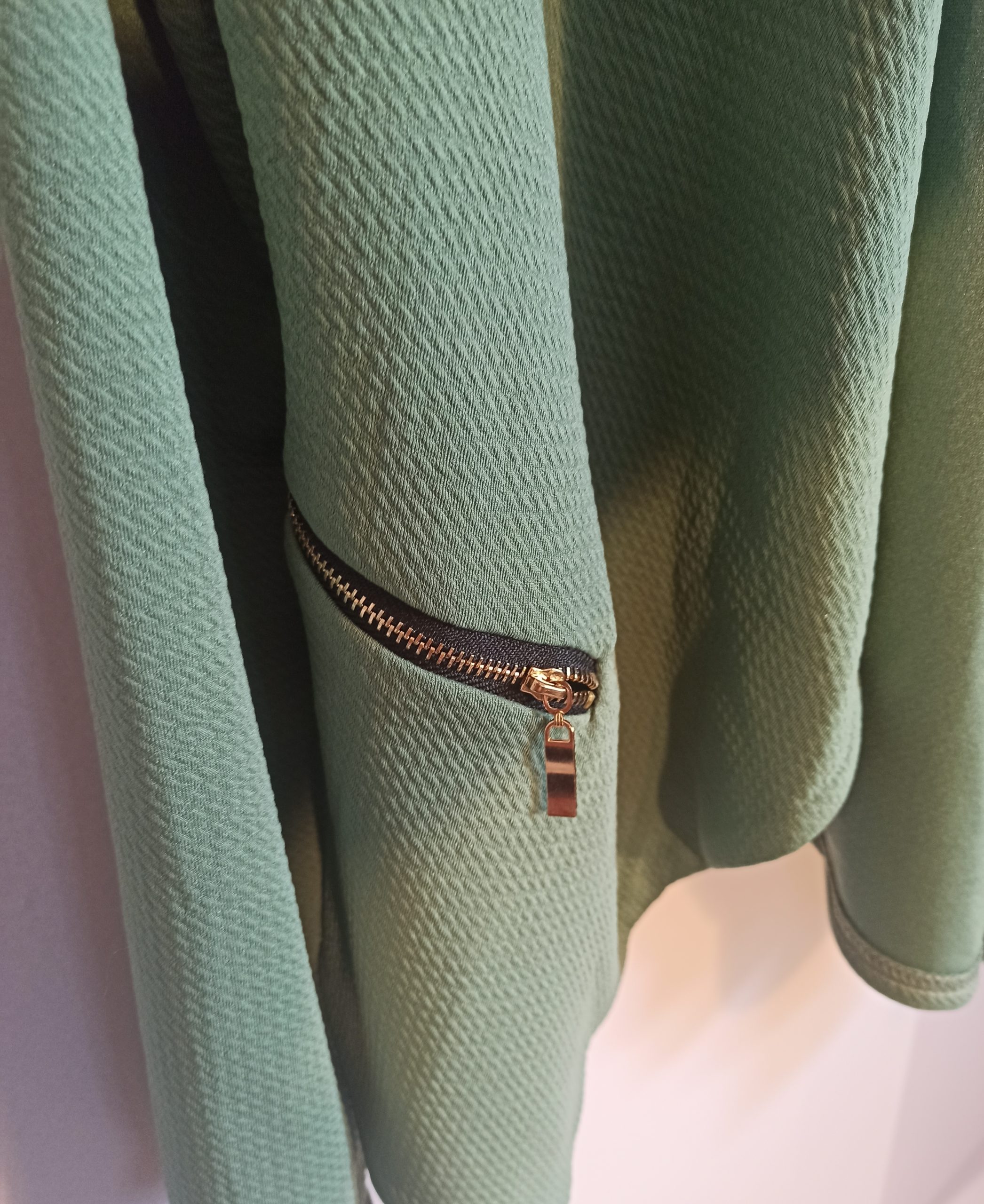 Blazer Gaufré Vert d'eau – Image 5