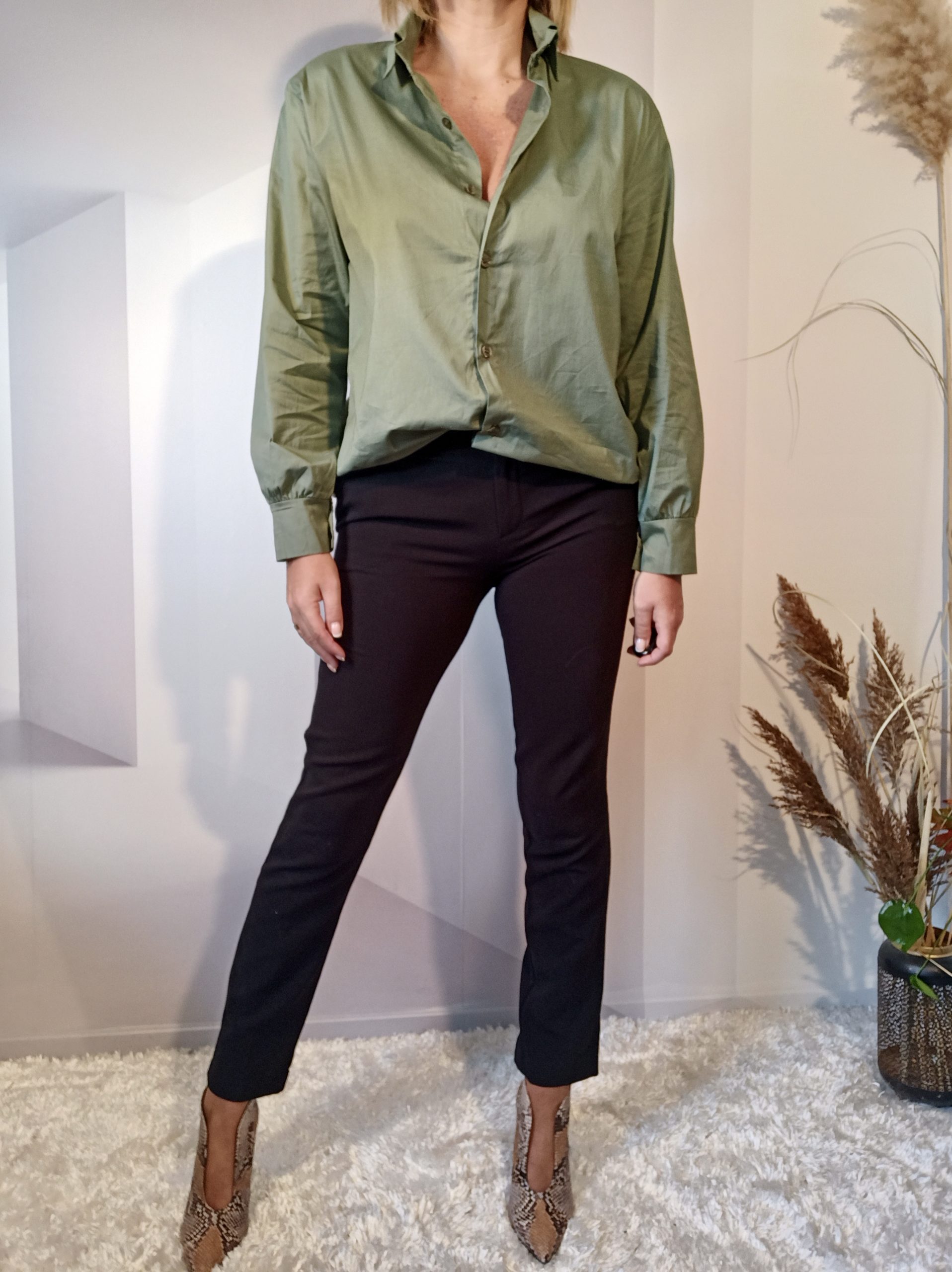 Chemise Classique Kaki